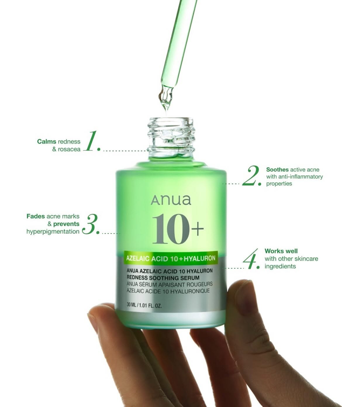 Azelaic Acid Hyaluron Redness Soothing Serum Mask